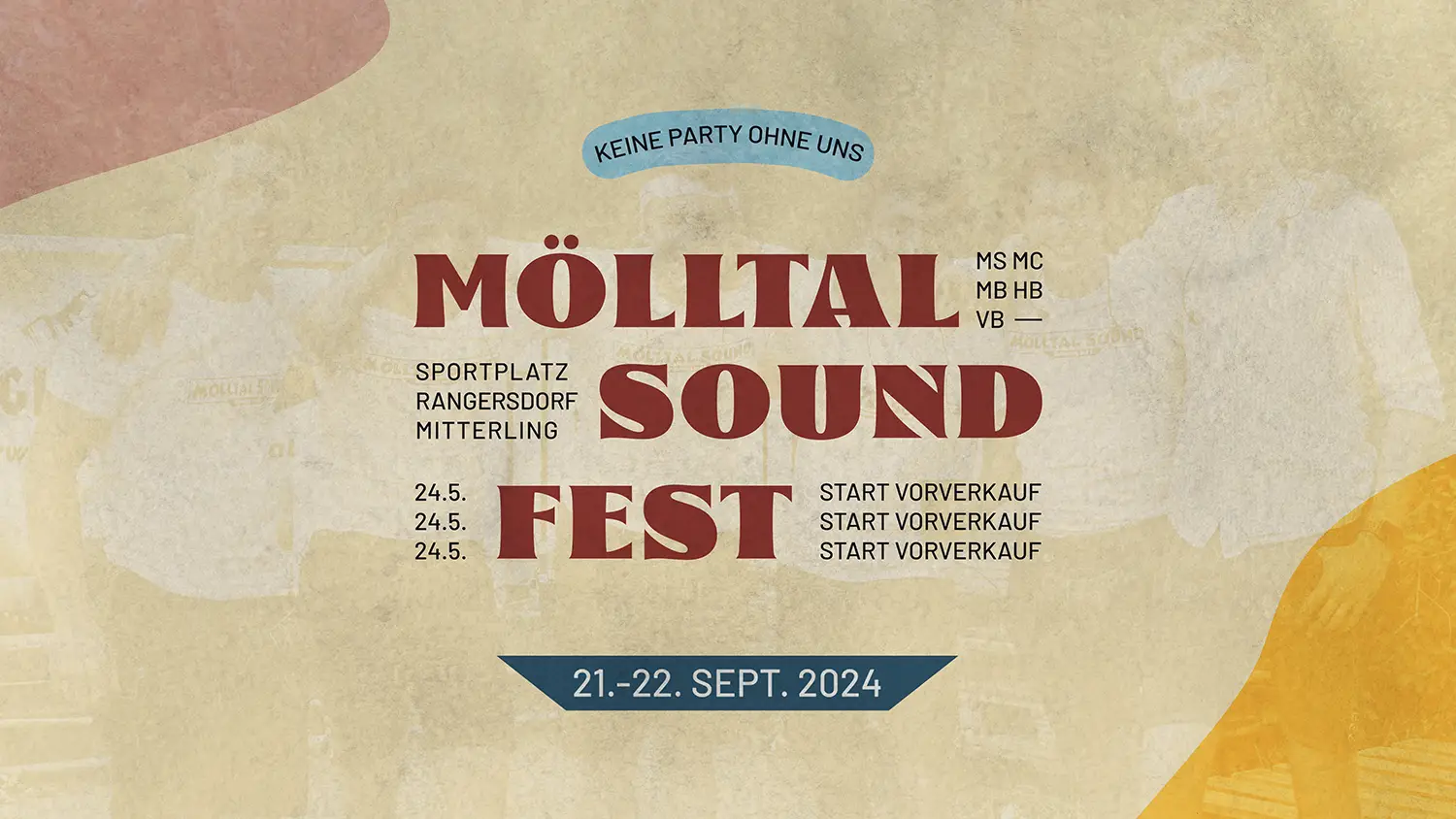 Mölltal Sound Fest Ankündigung | Zeltfest am 21. & 22. September in Rangersdorf